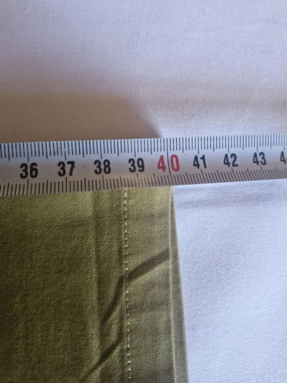 Korte lage taille met gevlochten riem voor dames, olijfgroen - Maat 34 – photo 11